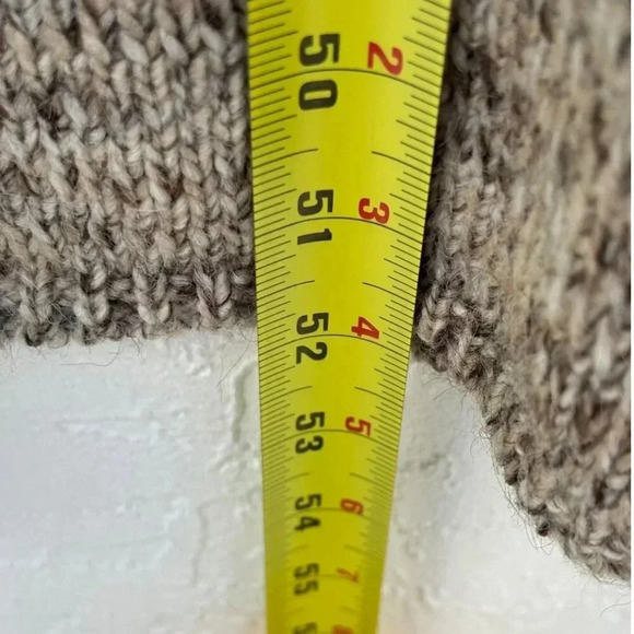 Zara Womens Bloggers Favorite High Collar Knitted Dress Brown Sz Small to Medium - Picture 5 of 16